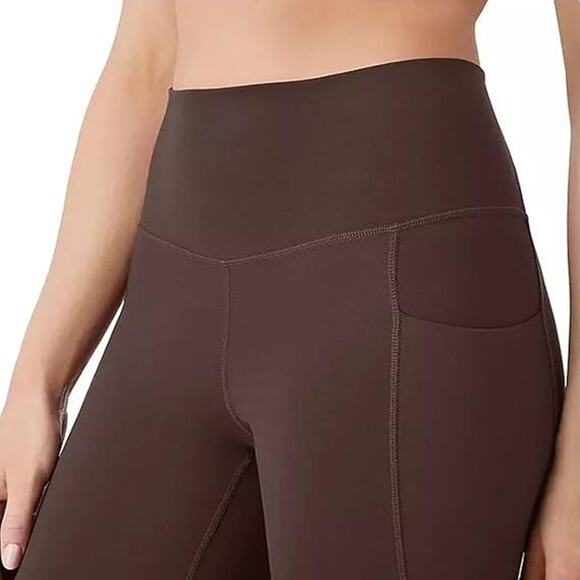 Members Mark Everyday Flare Yoga Pant Brown Bear Size L - Picture 4 of 7